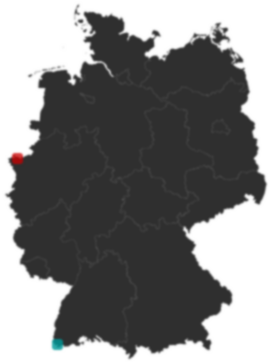 Deutschlandkarte: Wo liegt ?