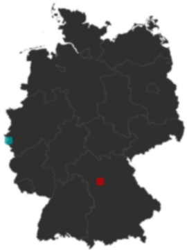 Deutschlandkarte: Wo liegt ?