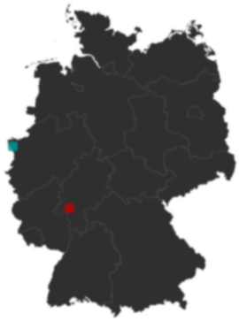 Deutschlandkarte: Wo liegt ?