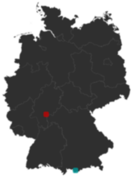 Deutschlandkarte: Wo liegt ?
