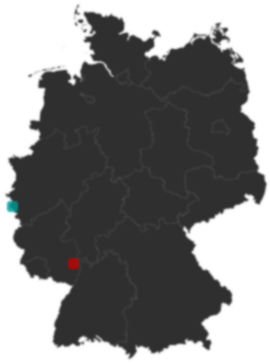 Deutschlandkarte: Wo liegt ?