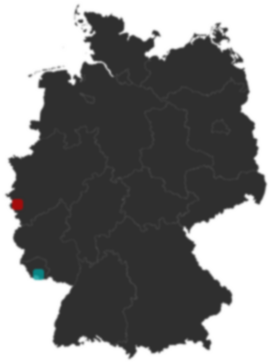 Deutschlandkarte: Wo liegt ?