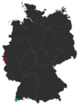 Deutschlandkarte: Wo liegt ?
