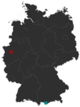Deutschlandkarte: Wo liegt ?
