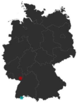 Deutschlandkarte: Wo liegt ?