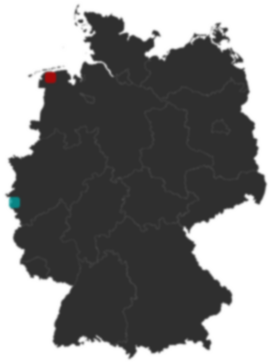 Deutschlandkarte: Wo liegt ?