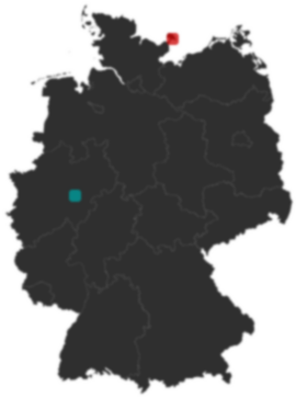 Deutschlandkarte: Wo liegt ?