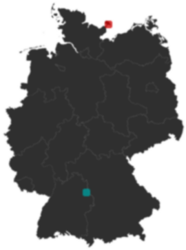Deutschlandkarte: Wo liegt ?