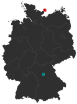 Deutschlandkarte: Wo liegt ?