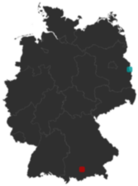 Deutschlandkarte: Wo liegt ?