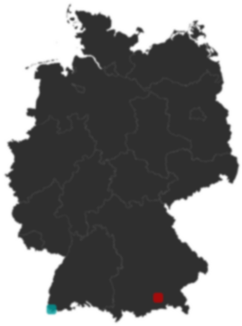 Deutschlandkarte: Wo liegt ?