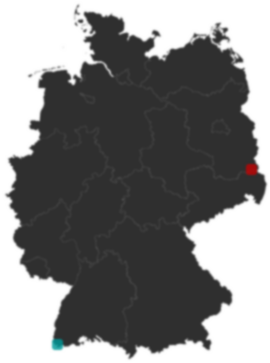 Deutschlandkarte: Wo liegt ?