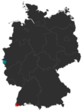 Deutschlandkarte: Wo liegt ?