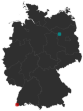Deutschlandkarte: Wo liegt ?