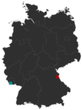 Deutschlandkarte: Wo liegt ?