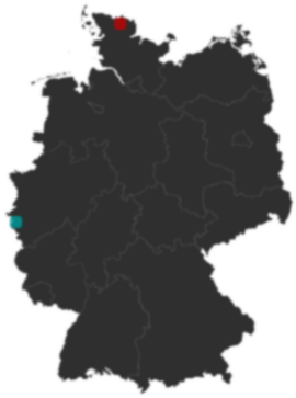Deutschlandkarte: Wo liegt ?