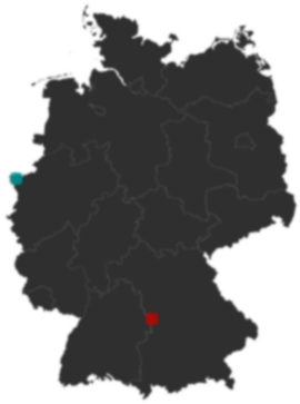 Deutschlandkarte: Wo liegt ?