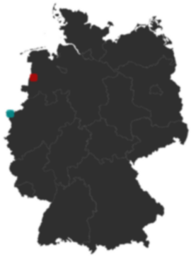 Deutschlandkarte: Wo liegt ?