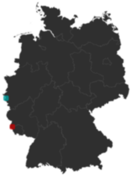 Deutschlandkarte: Wo liegt ?