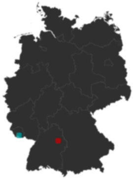 Deutschlandkarte: Wo liegt ?