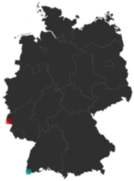 Deutschlandkarte: Wo liegt ?