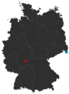 Deutschlandkarte: Wo liegt ?