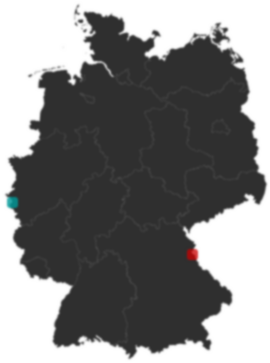 Deutschlandkarte: Wo liegt ?
