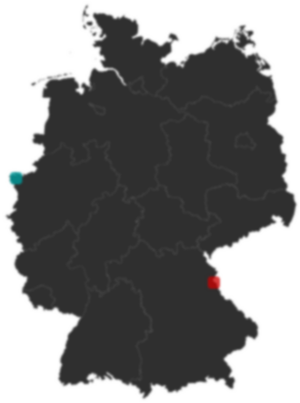 Deutschlandkarte: Wo liegt ?