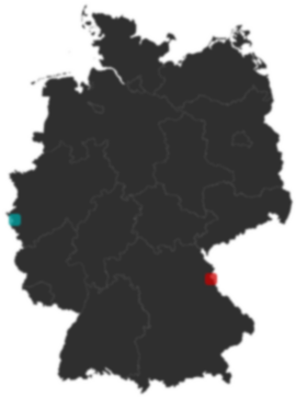 Deutschlandkarte: Wo liegt ?