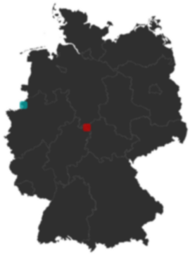 Deutschlandkarte: Wo liegt ?