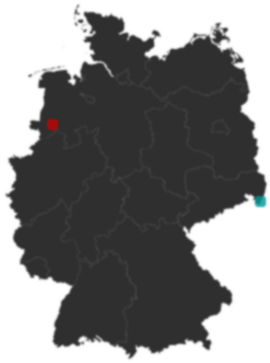 Deutschlandkarte: Wo liegt ?