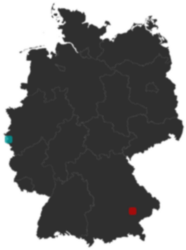 Deutschlandkarte: Wo liegt ?