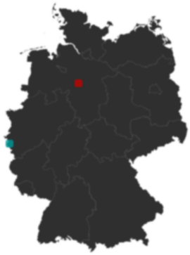Deutschlandkarte: Wo liegt ?