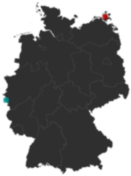 Deutschlandkarte: Wo liegt ?