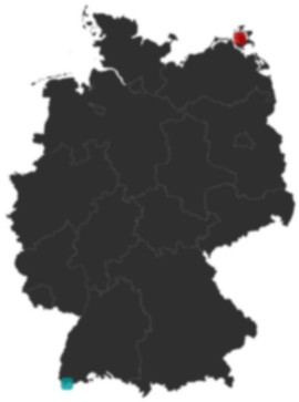 Deutschlandkarte: Wo liegt ?
