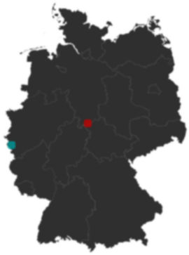 Deutschlandkarte: Wo liegt ?