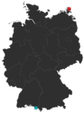 Deutschlandkarte: Wo liegt ?