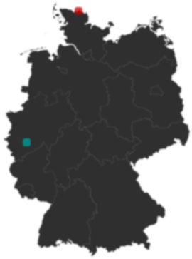 Deutschlandkarte: Wo liegt ?