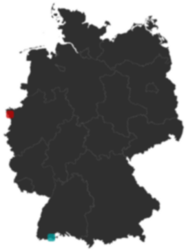 Deutschlandkarte: Wo liegt ?