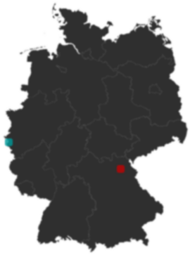 Deutschlandkarte: Wo liegt ?