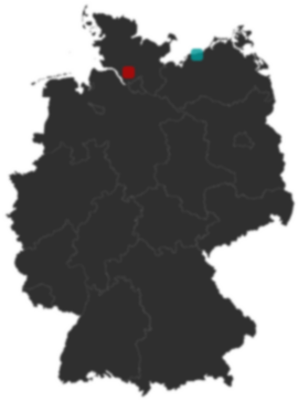 Deutschlandkarte: Wo liegt ?