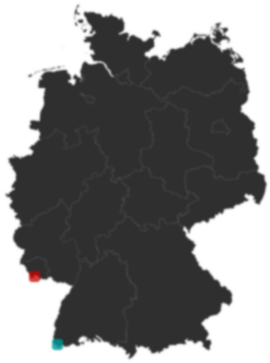 Deutschlandkarte: Wo liegt ?