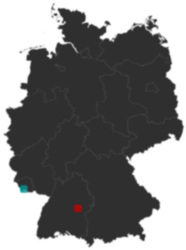 Deutschlandkarte: Wo liegt ?