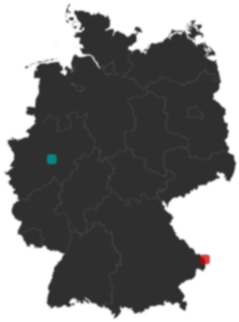 Deutschlandkarte: Wo liegt ?