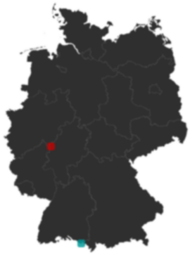 Deutschlandkarte: Wo liegt ?