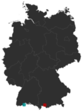 Deutschlandkarte: Wo liegt ?