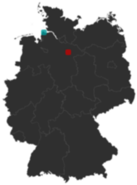 Deutschlandkarte: Wo liegt ?