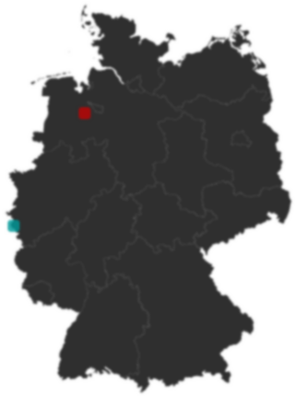 Deutschlandkarte: Wo liegt ?