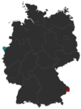 Deutschlandkarte: Wo liegt ?