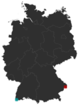 Deutschlandkarte: Wo liegt ?